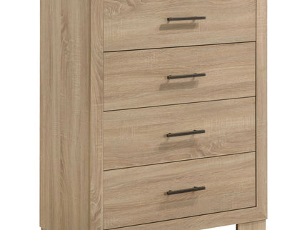 Merritt - 4 Drawer Bedroom Chest - Light Oak