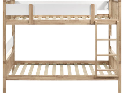 Ponderosa - Twin Over Twin Bunk Bed With Accents - Natural