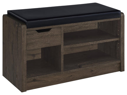 Astor - Open Shelf Storage Bench