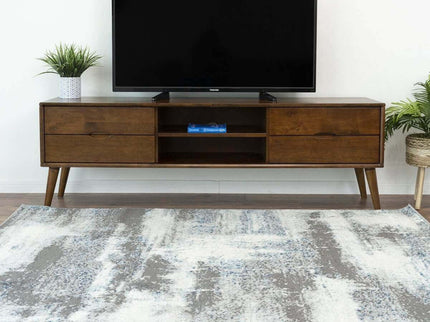 Adrian - TV Stand - Walnut Brown