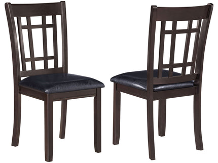 Lattice Back Side Chairs (Set of 2)