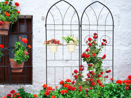 Metal Garden Trellis Rustproof Trellis For Climbing Plant, Outdoor Flower Support