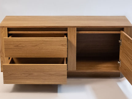 TV Stand For TVs Up To 50" With 1 Door And 2 Drawers