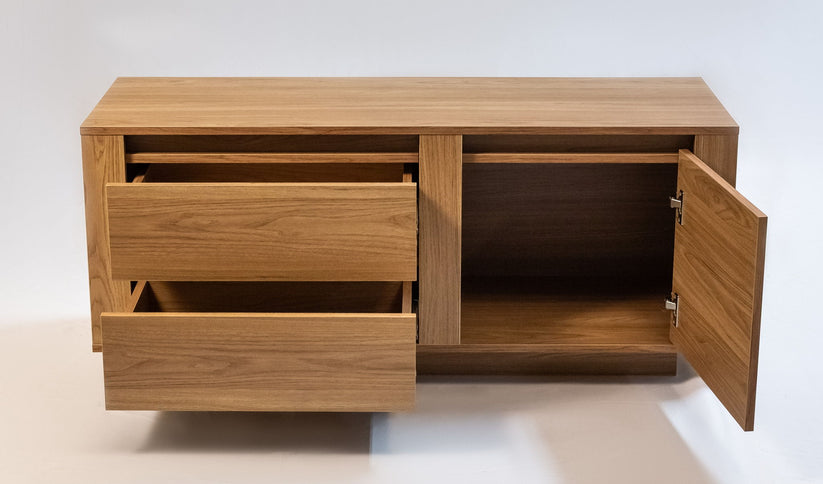 TV Stand For TVs Up To 50" With 1 Door And 2 Drawers