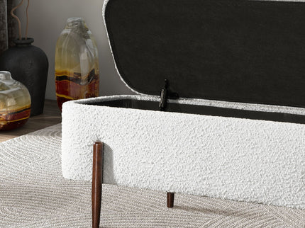 Sarna - Storage Bench - Ivory