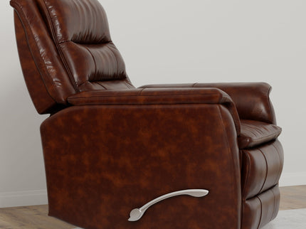 Swivel Recliner With Manual Adjustable Footrest