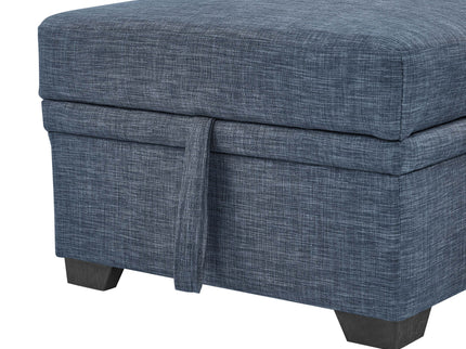 Upholstered Sectional & Pull Out Bed And Chaise Storage