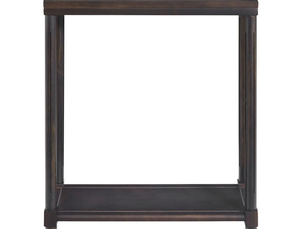 Narrow Side End Tables With Shelf (Set of 2)