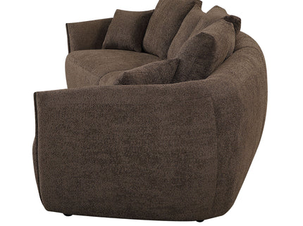 Bash - Anthology Boucle Sofa With Pillows - Brown