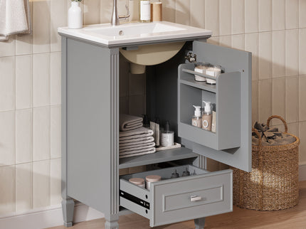 Retro Bathroom Vanity With Sink