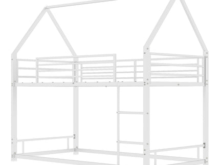 Bunk Bed With Safety Guardrails, No Box Spring Needed