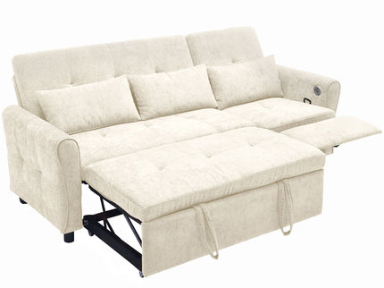 3 Seater Sofa Bed And Reversible Recliner