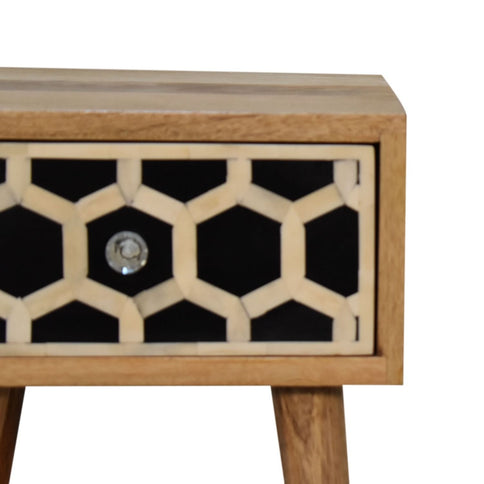 Inlay Bone Inlay Drawer Nightstand