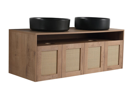 Bathroom Vanity & Art Sink, 2 Soft Close Doors, Float Mounting Design