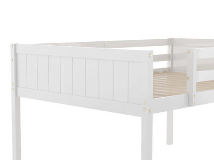 Low Loft Bed With Adjustable Ladder