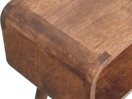 Minimalist Open Curved Nightstand