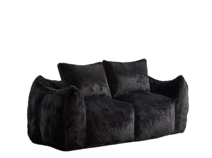 Giant Bean Bag Couch, Ultra Soft Fluffy Loveseat For Living Room