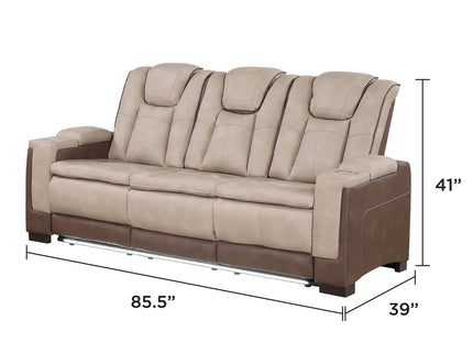 Bruno - Power Reclining Living Room Set With LED Lighting