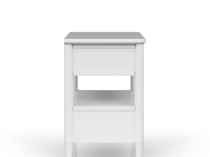 Open Nightstand With 2 Drawers