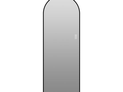 65" X 24" Arched LED Full Length Mirror With Frame, 3 Color Temperatures & Stepless Dimming - Black