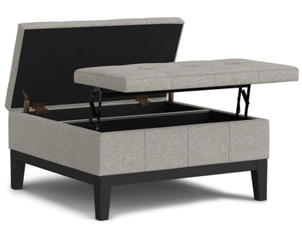 Dover - Multifunctional Lift Top Coffee Table Storage Ottoman
