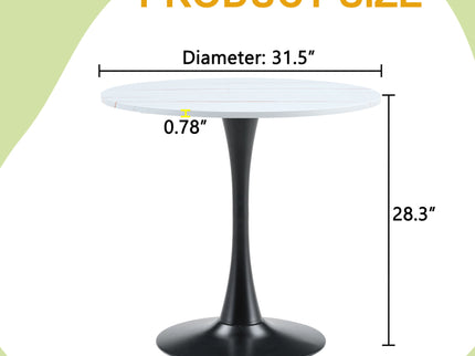 Ergonomic Round Dining Table For Kitchen
