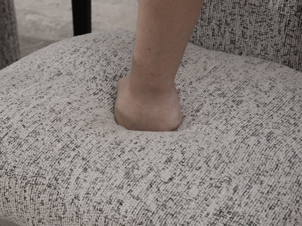 Armless Curved Back Accent Chairs