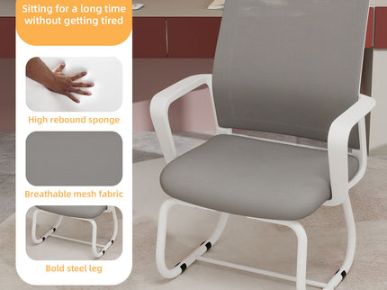Minimalist Office Chair With Soft Backrest