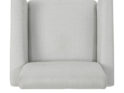Radiantize - Upholstered Fabric Club Chair With Square-Off Back And Button Tufted