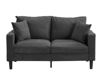Modern Upholstered Loveseat Sofa, High Resilience