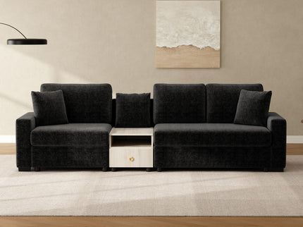 Modular Sofa Couch With Storage Armrest And Center Console