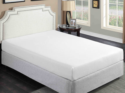 8" Plush Gel Memory Foam Mattress For Bed, Aloe Vera Cover
