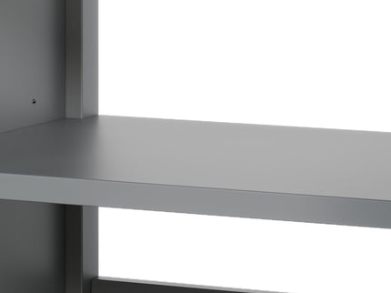 Bathroom Vanity With Ceramic Sink, Adjustable Shelf & Tip Out Tray