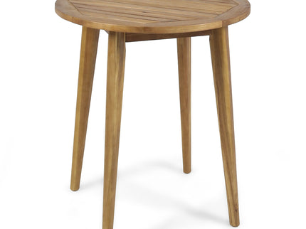 Stamford - Modern Outdoor Bistro Table With Water Resistant - Teak
