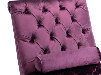 Chaise Lounge Indoor, Button Tufted Upholstered Chaise Lounge Chair With Pillow