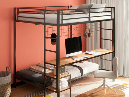 Barham - Workstation Bunk Bed With Integrated Desk