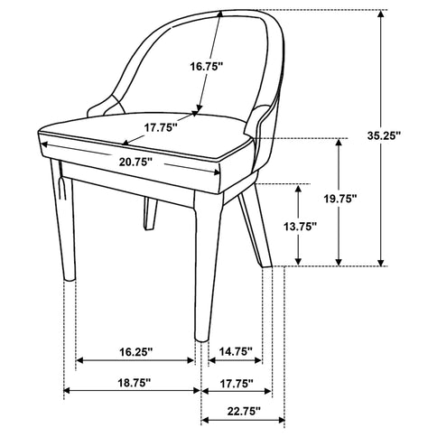 Blakely - Upholstered Dining Side Chair (Set of 2) - Beige