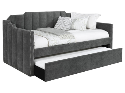 Pressley - Twin Daybed With Trundle - Charcoal