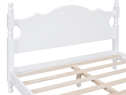 Platform Bed Frame With Slat Support
