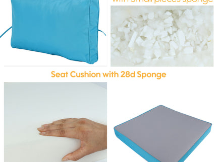 Outdoor Deep Seat Cushions For Patio Furniture Replacement, Cushion Set For Sectionals