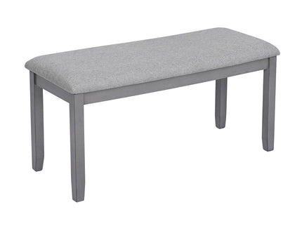 Kitchen Dining Set, Rectangular Dining Table With Upholstered Chairs