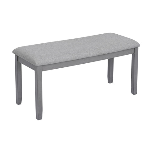 Kitchen Dining Set, Rectangular Dining Table With Upholstered Chairs