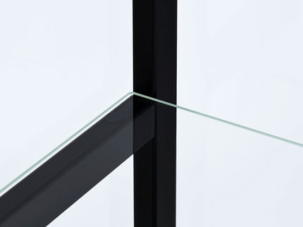 Serena - 4 Shelf Curio Cabinet - Black