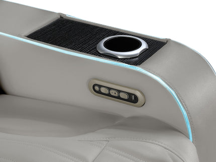 Electra - Power Reclining Set With Power Headrests, Massage And LED Lighting