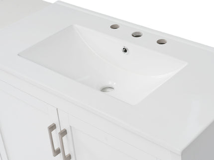Double Sink Bathroom Vanity With Quartz Countertop