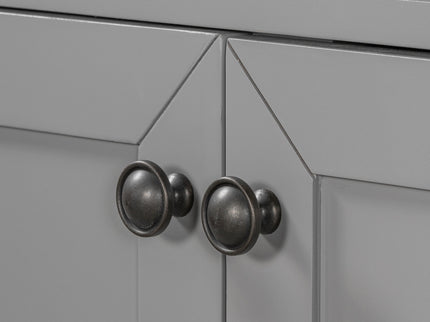 Modern Bathroom Vanity With Sink, Freestanding With Drawers And Doors