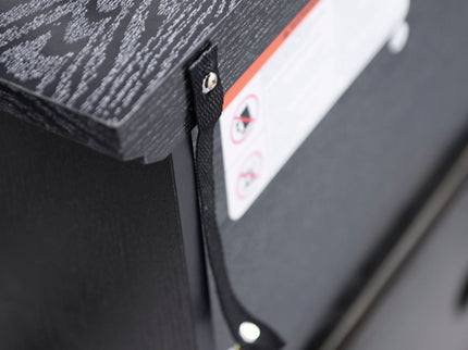 Storage Cabinet With 3 Mirrored Acrylic Doors, Adjustable Shelves