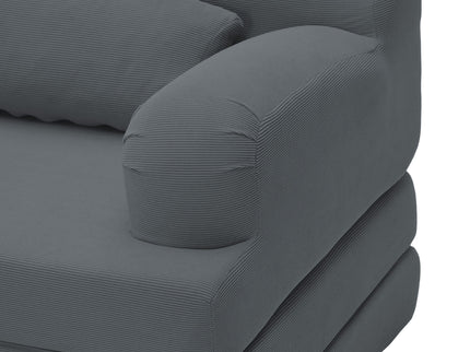 2 Seater Sofa Bed, Compact Foldable Floor Couch