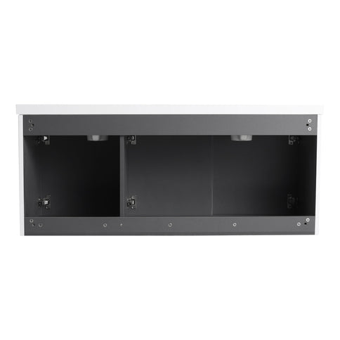 Contemporary Wall Mounted Bathroom Vanity With Soft Close Doors