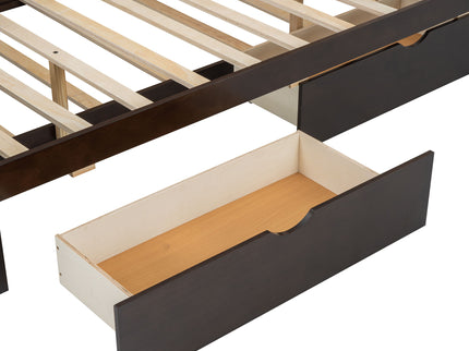 Platform Bed With Trundle And 2 Drawers